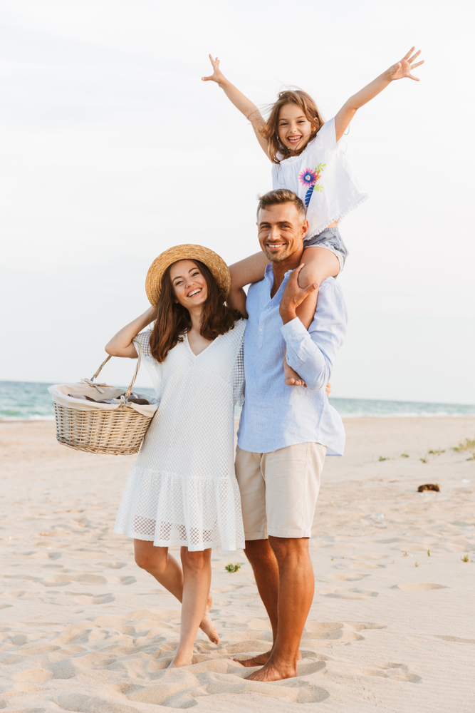 family beach day - Ultimate Beach Packing List For Family Vacations