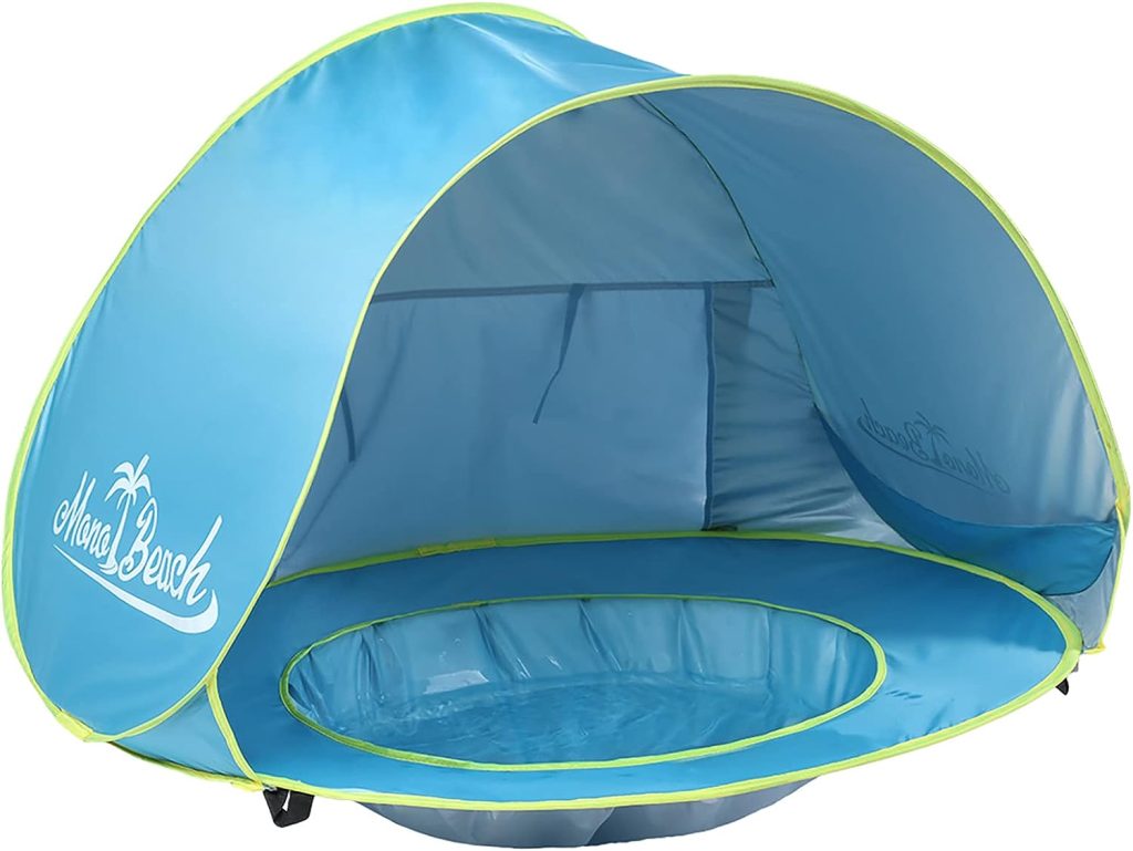 Portable Shade Pool - beach vacation packing list