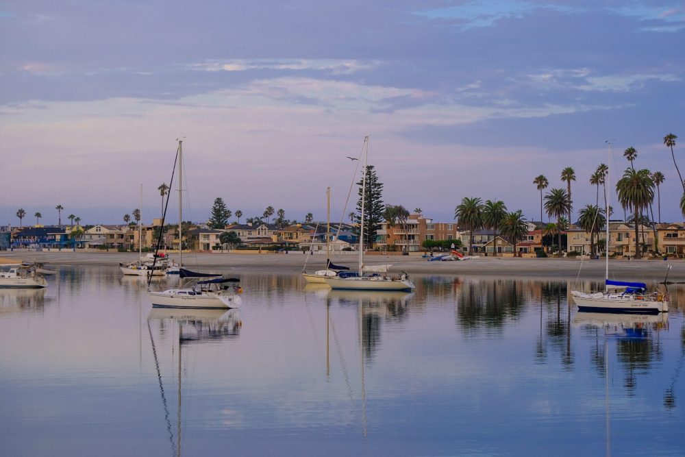 Photo of sail boats in Mission Bay