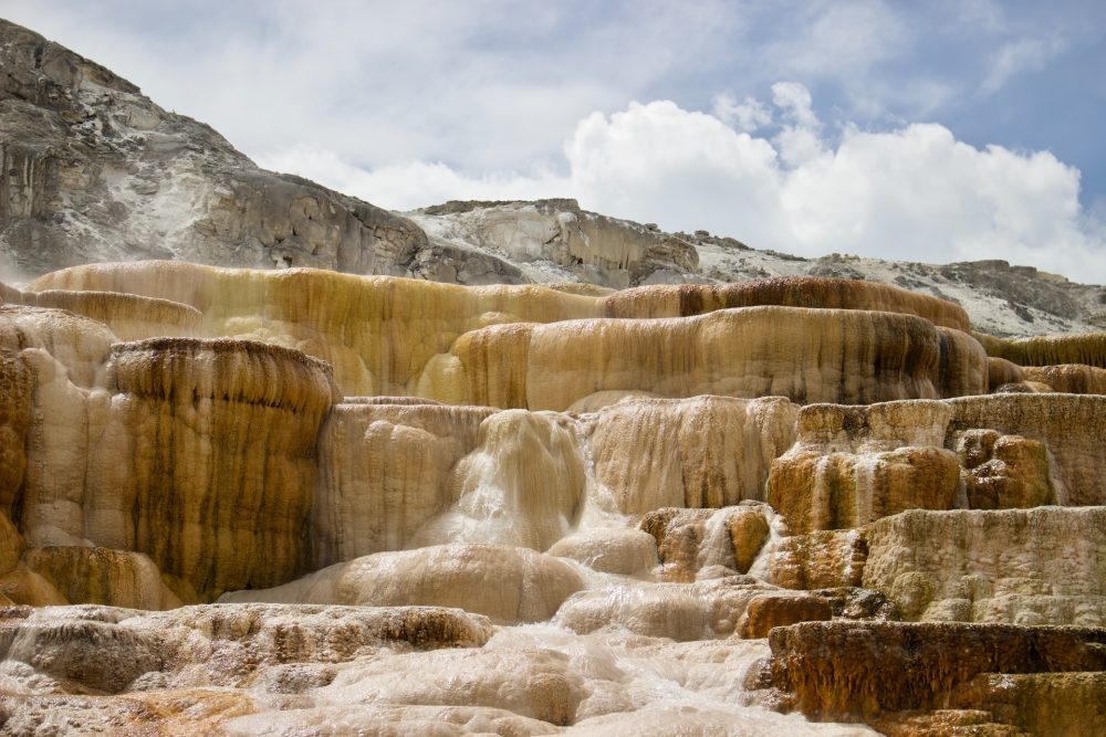 Mammoth Falls in Wyoming - best family vacations in the United States