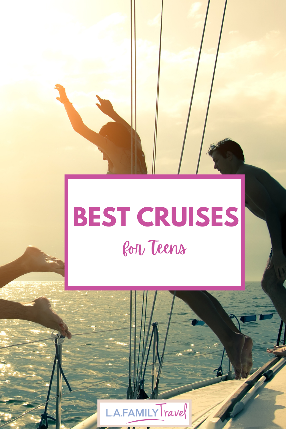 best cruises for teens pin