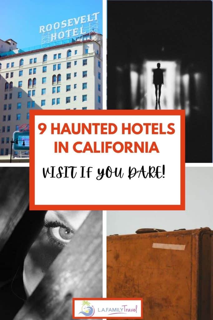 HAUNTED HOTELS IN CALIFORNIA PIN