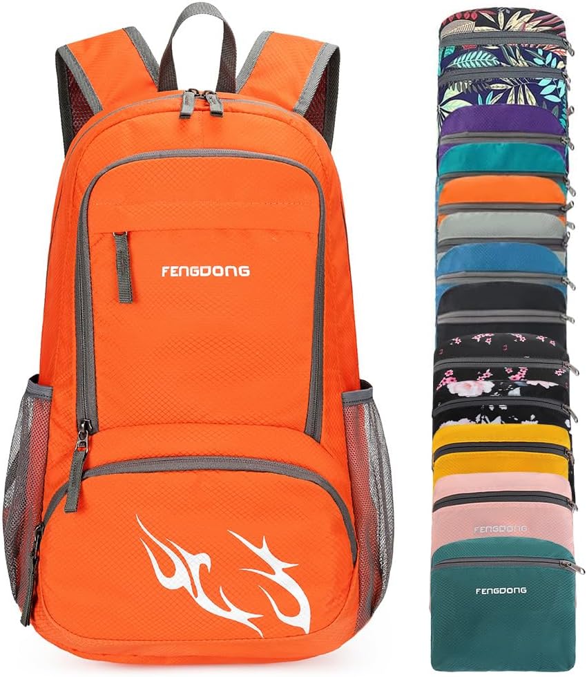 orange backpack