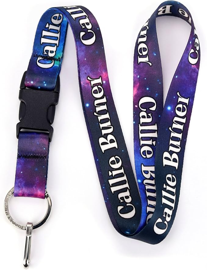 purple lanyard