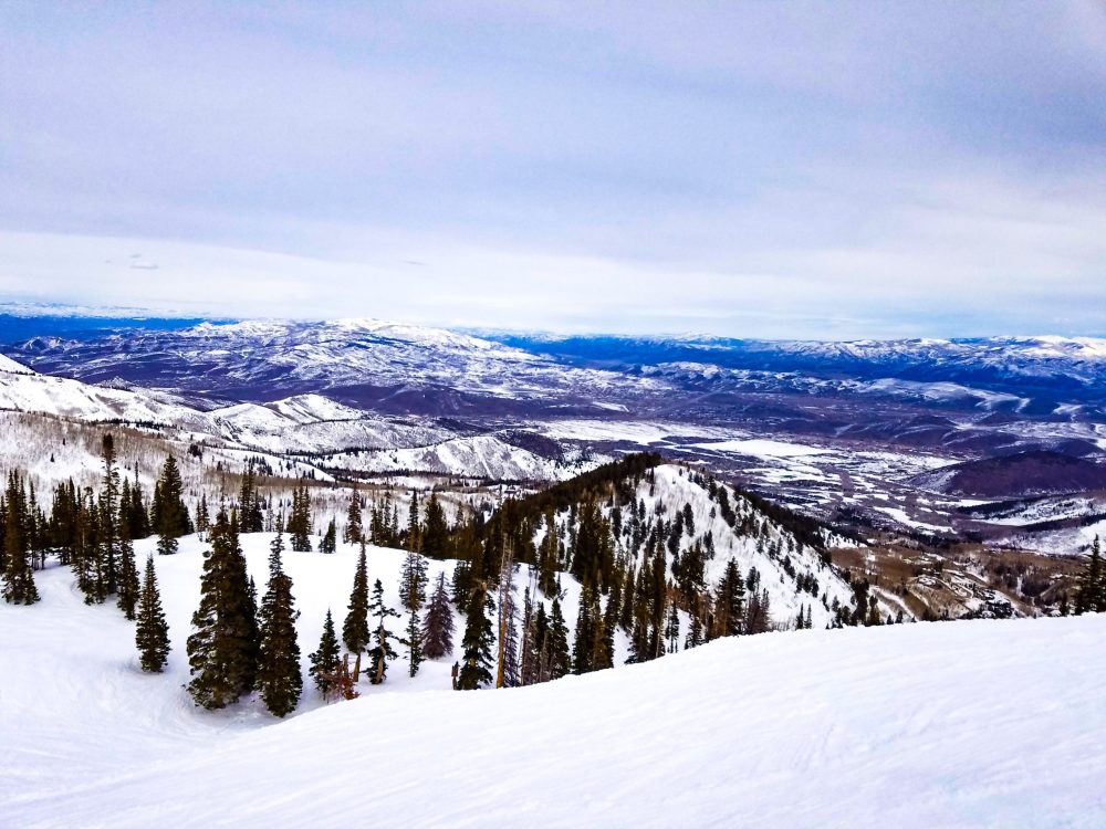 Park City Utah mountain vista