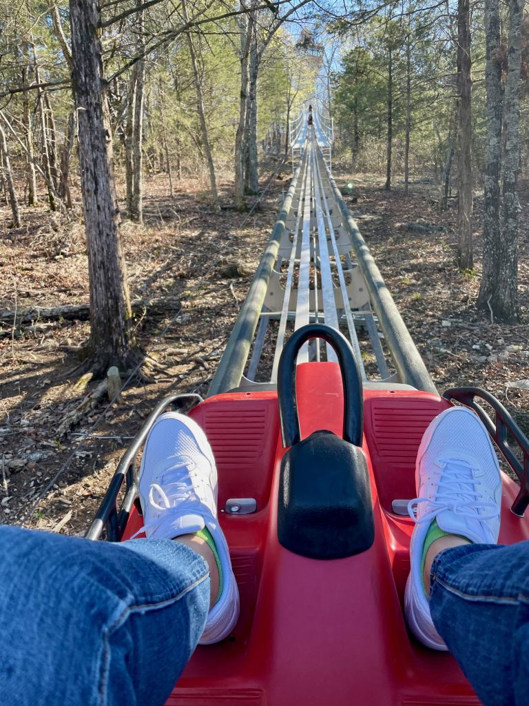 mountain coaster - Branson family vacation