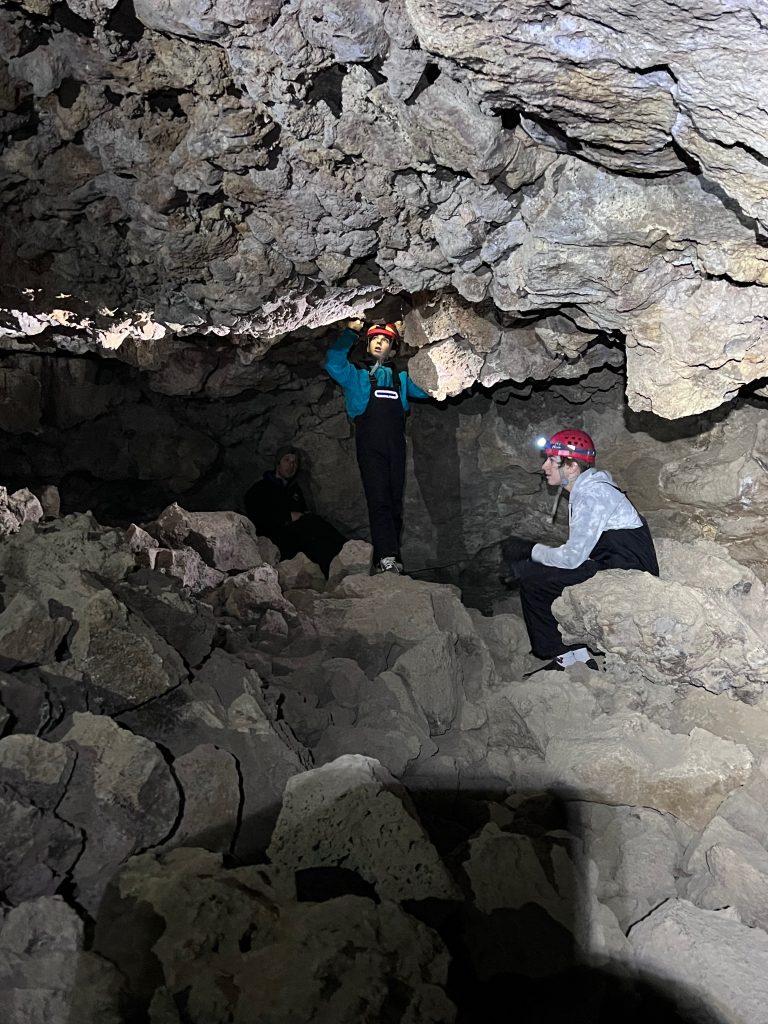 boys in cave - family things to do in bend oregon