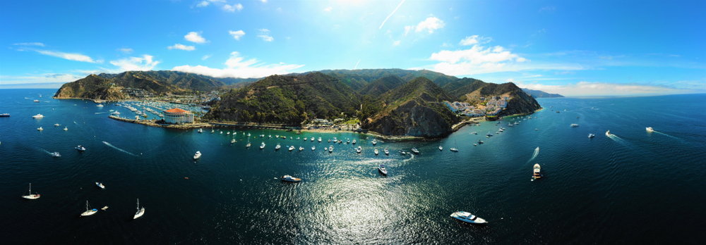 Catalina Island from Afar -Best Romantic Getaways Near LA