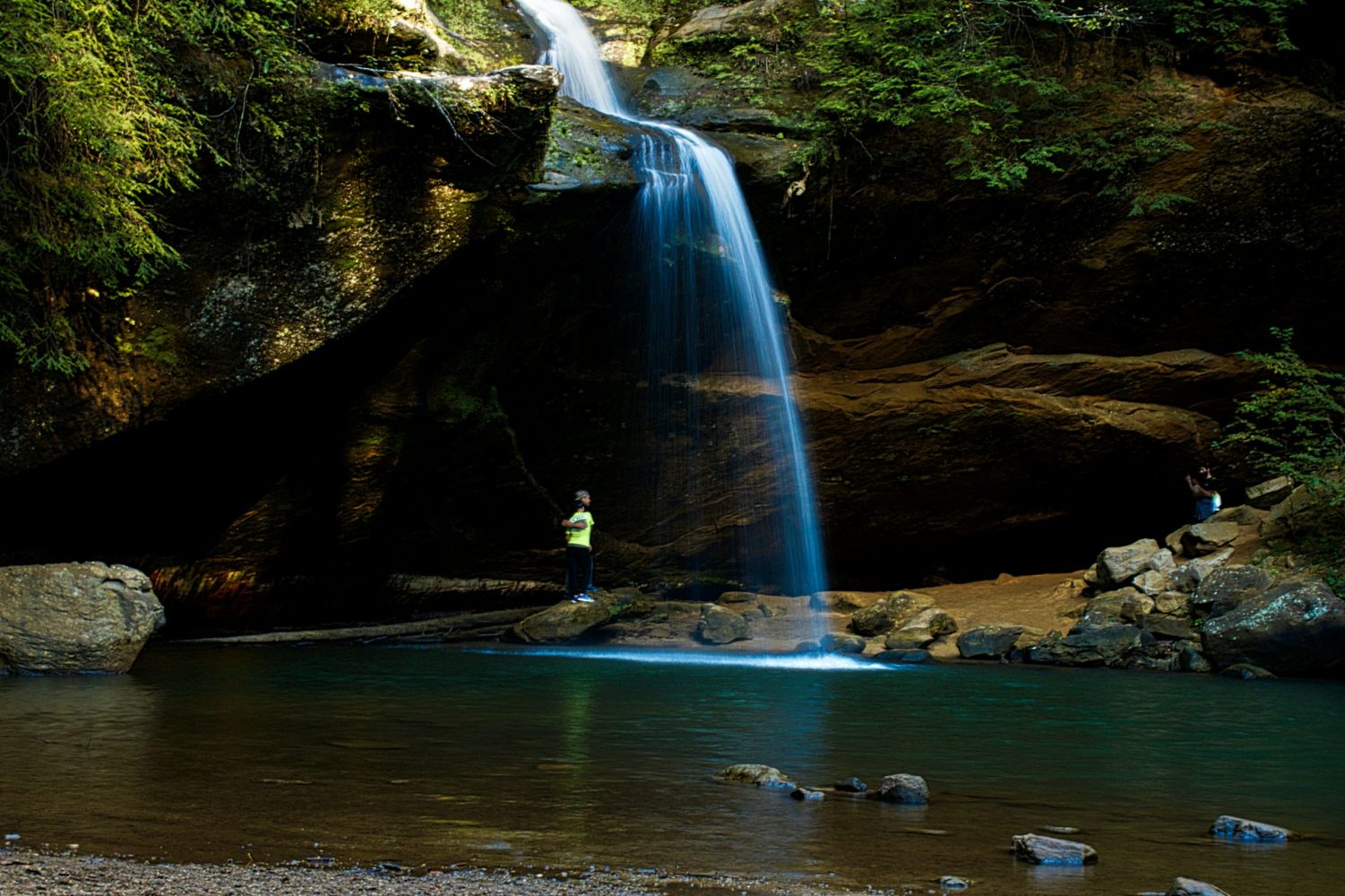 Old Man's Cave near Hocking Hills. Romantic getaways in Ohio with hot tubs.
