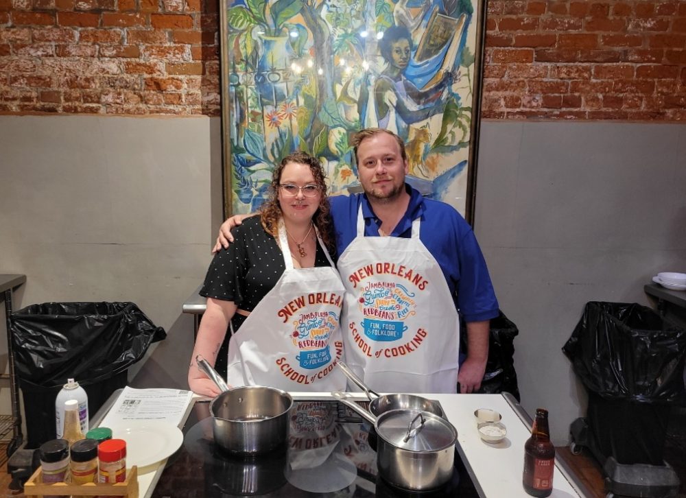 Photo at the New Orleans School of Cooking. Things to do in New Orleans. 