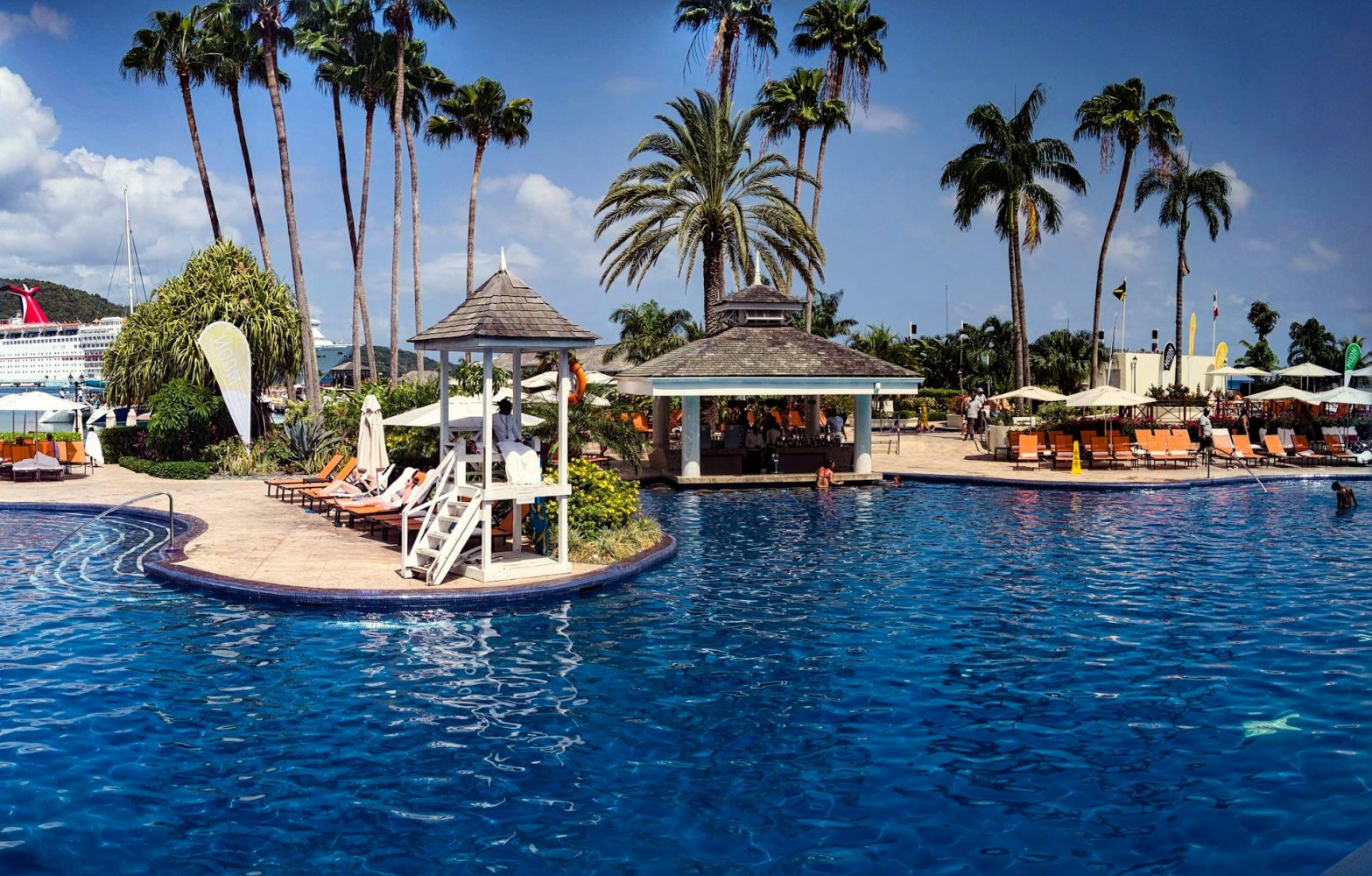 Moon Palace swimming pools. All-inclusive family resorts - kids stay free.