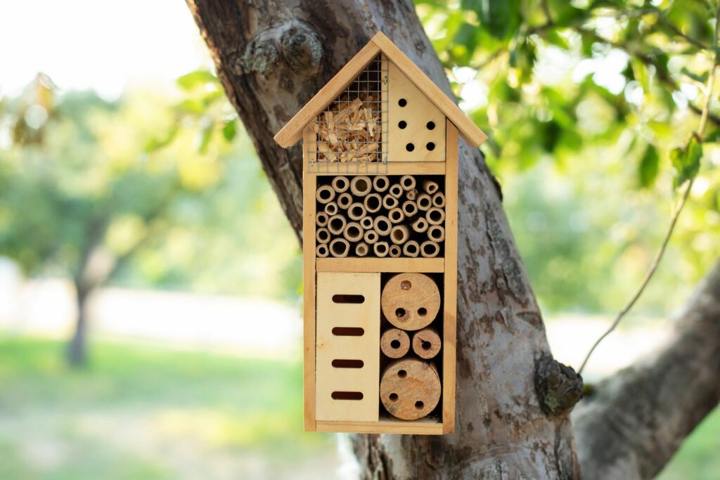 bee hotels are great gifts for gardeners 
