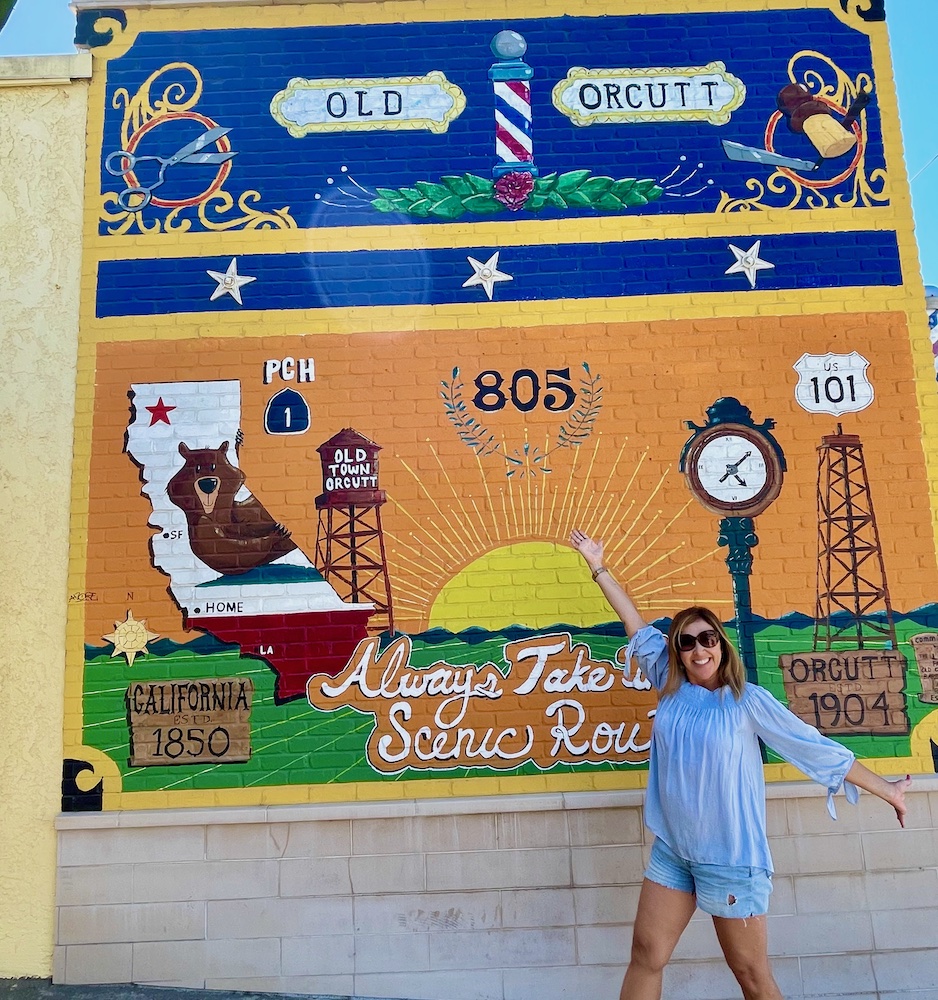 author by town mural in santa maria valley