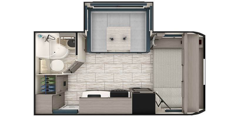 Lance Travel Trailer layout - lightweight travel trailer