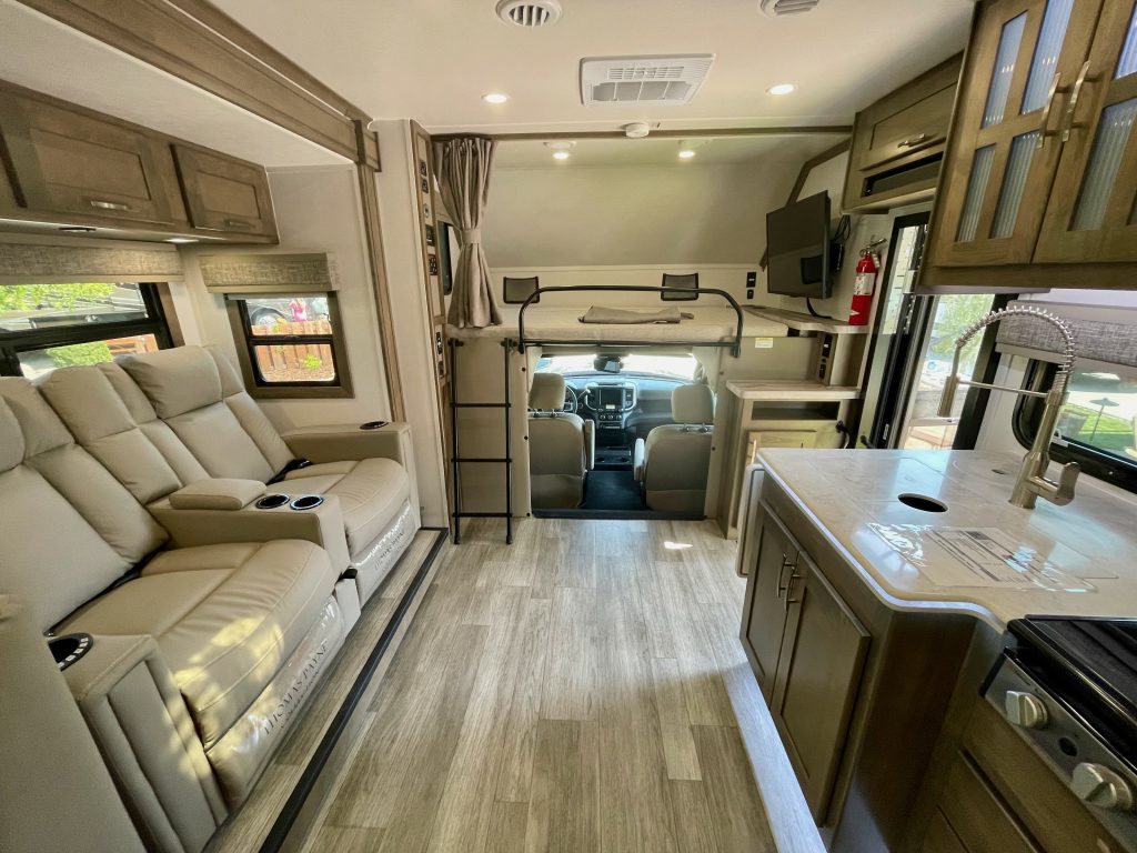 inside of a class C RV
