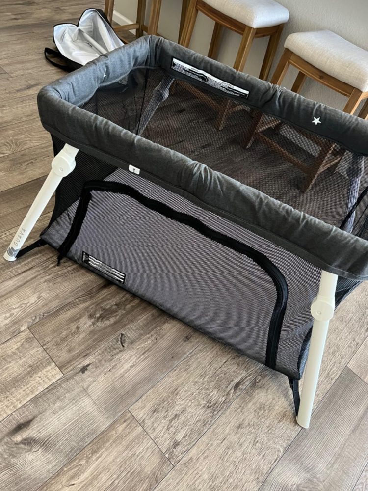 Guava Lotus Crib all set up!