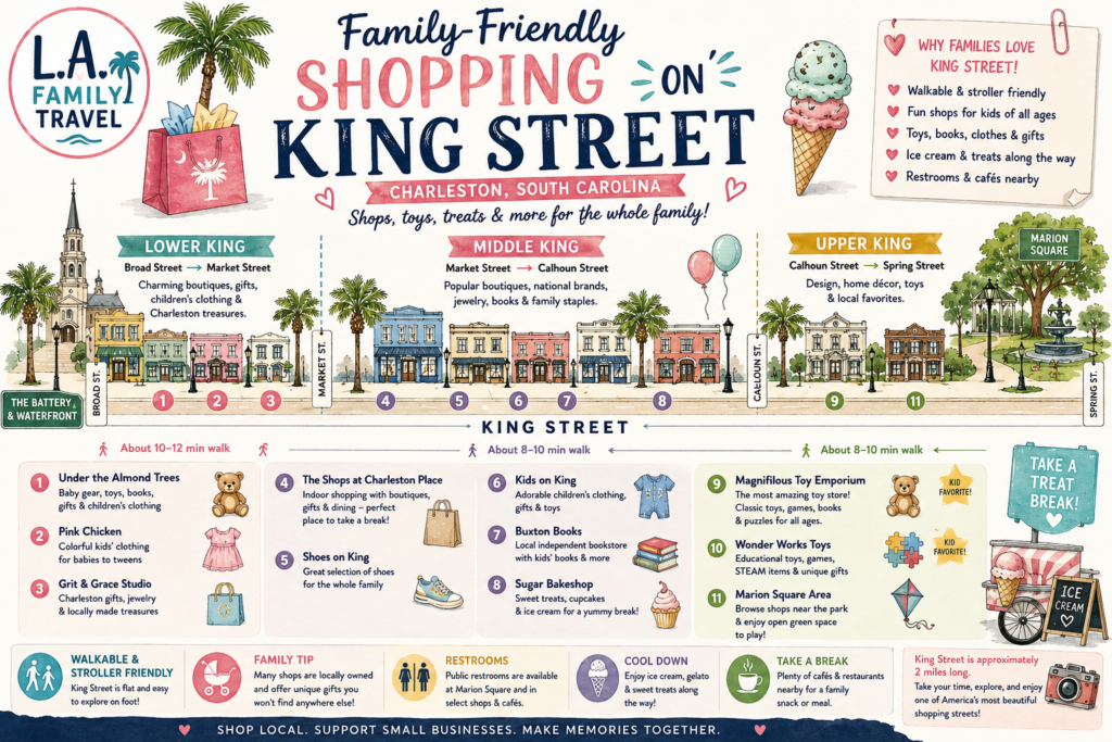shops on king st. in charleston, sc