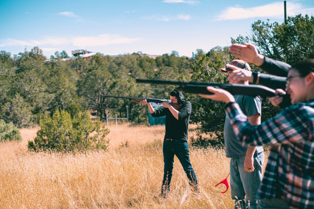 Clay pigeon shooting is just one dude ranch activity