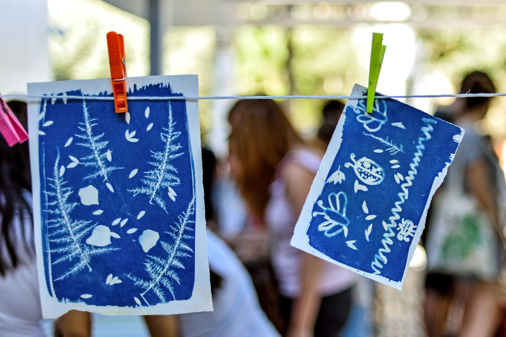 Cyanotype activity at Ann Arbor Art Fair