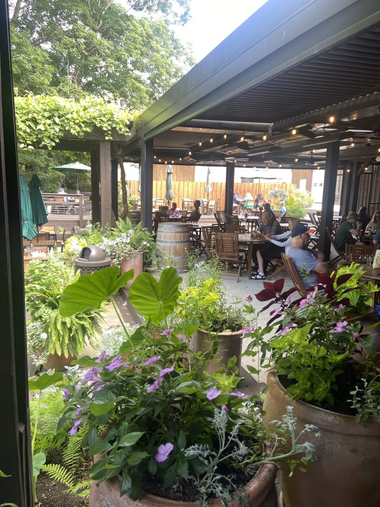 Oliver Winery's Patio