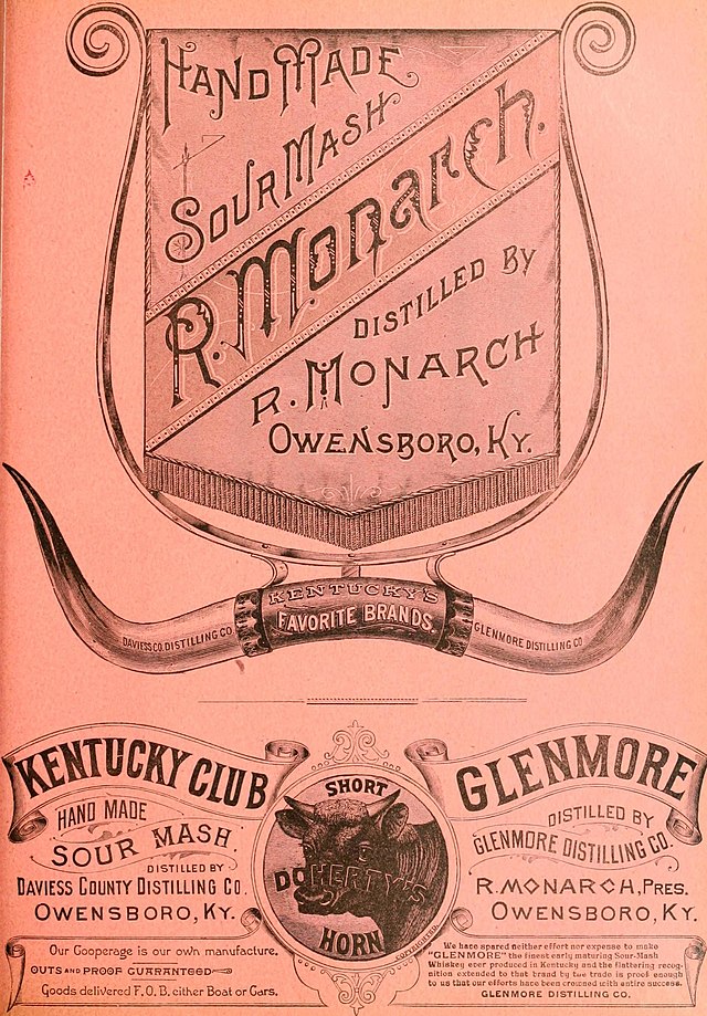 Kentucky Whiskey Label from 1892