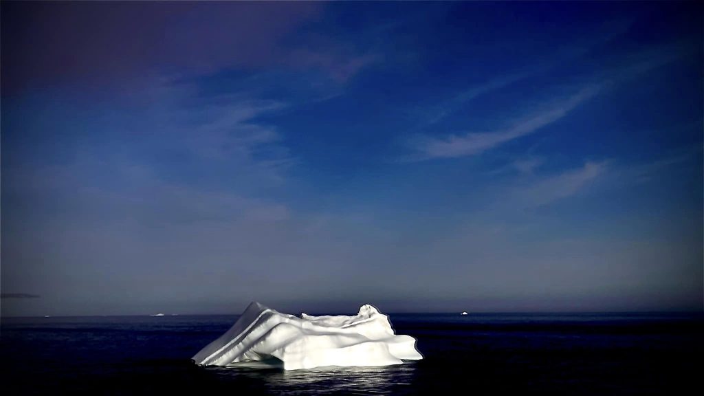 iceberg in the arctic sea