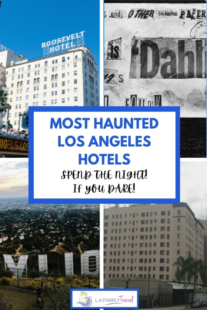 HAUNTED LOS ANGLES HOTELS PIN