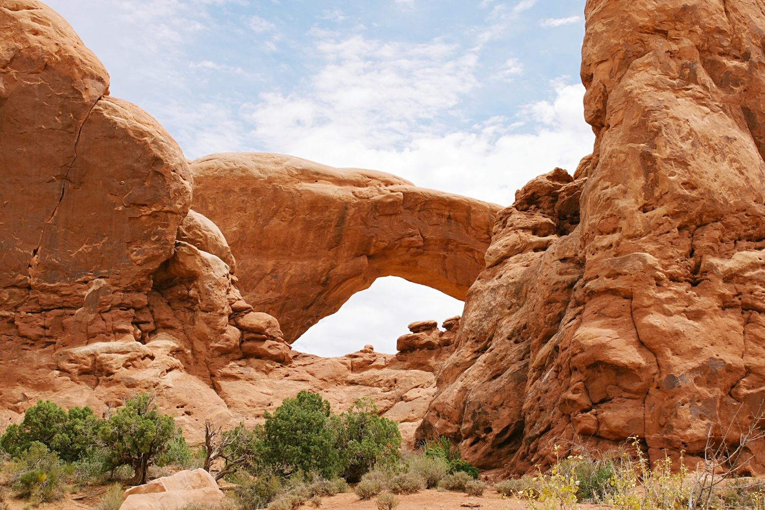 Arch in Arches National Park. Best national parks in the US.