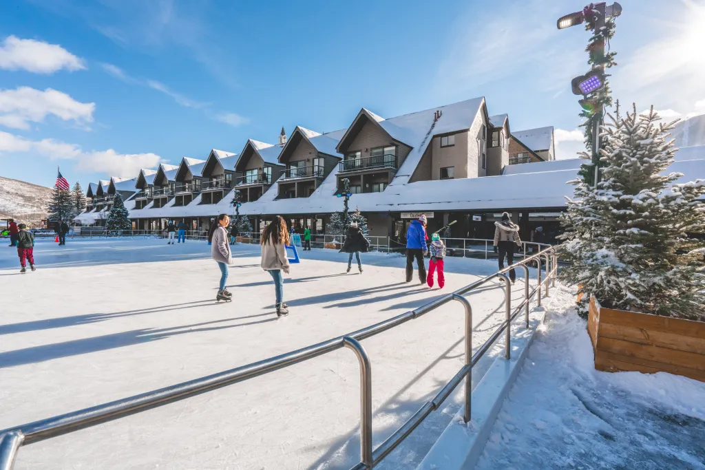 Park City Mountain Resort has an outdoor rink
