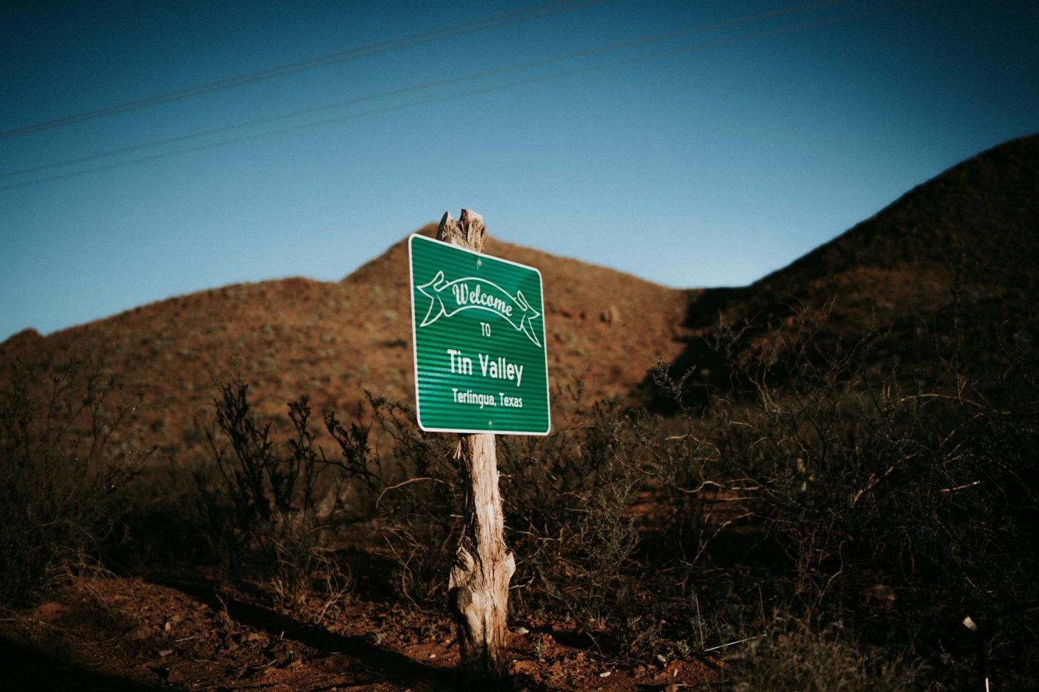 Sign for Terlingua. Things to do in Big Bend National Park.
