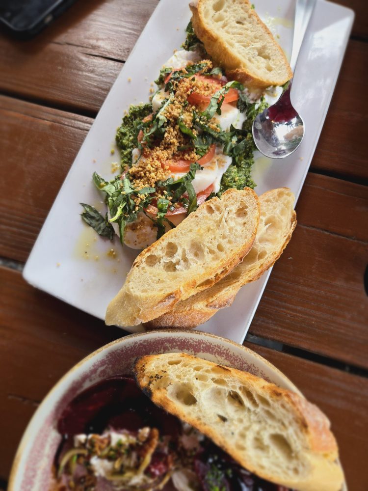 One of our many delicious meals in Jackson Hole.