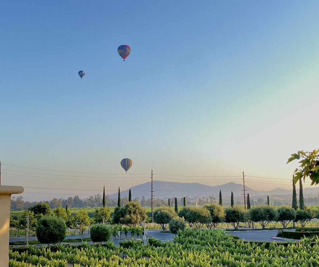 balloon over Temecula Valley