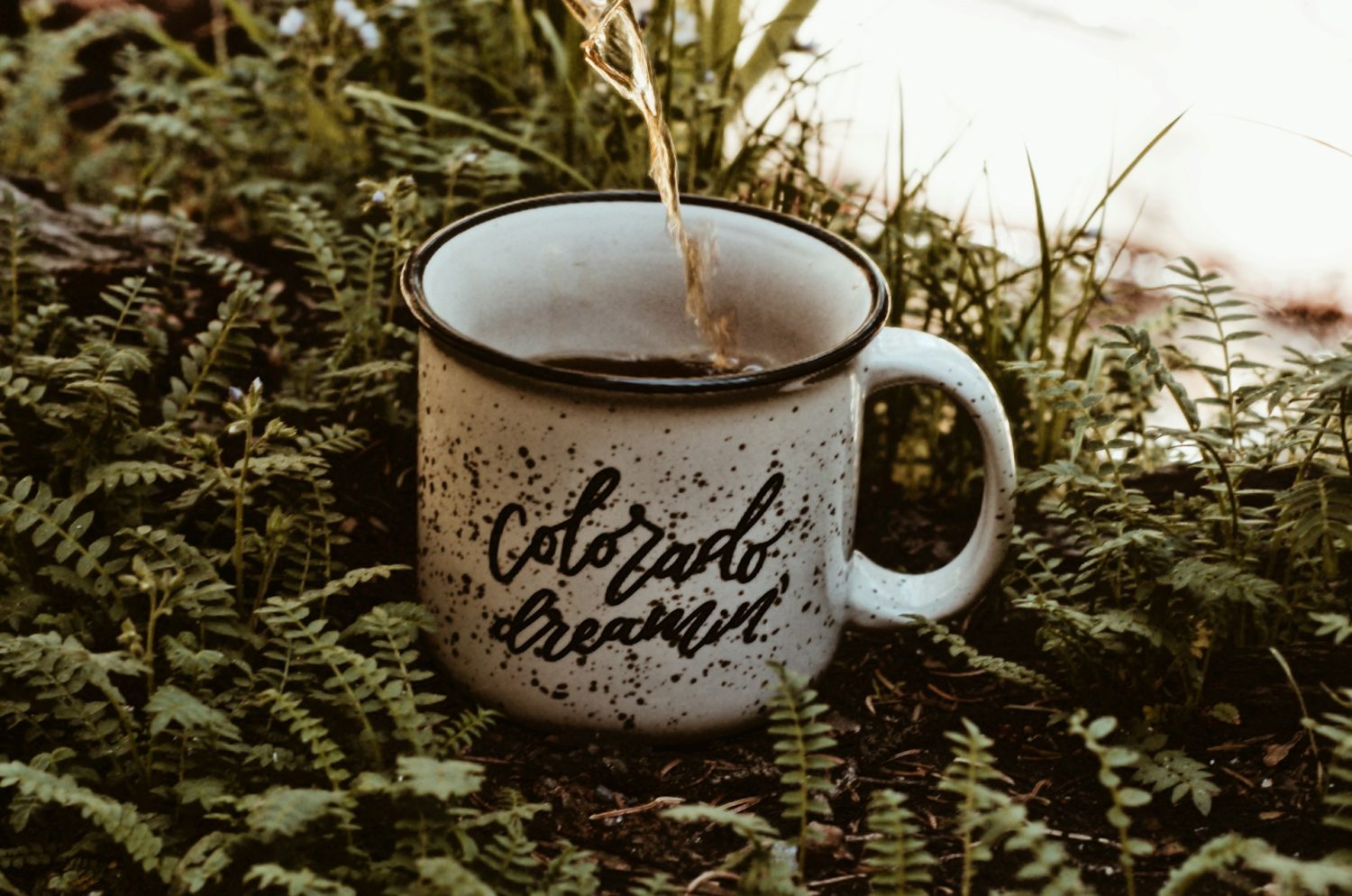 Mug that says Colorado Dreaming. Colorado ski towns.