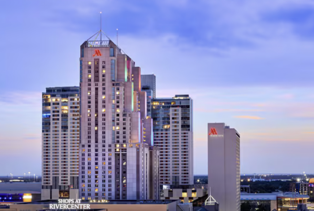 The Marriott Rivercenter in San Antonio