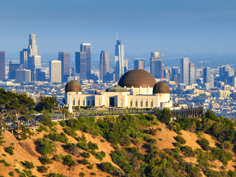The Girffith Park Observatory is a great way to see stars when in LA
