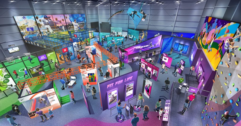 aerial of convention exhibits