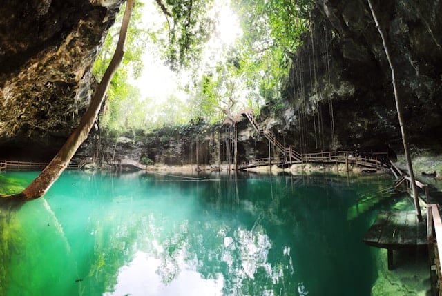 inside a cenote