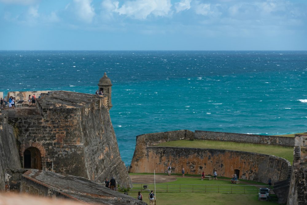 Image of an old stone fortress in Puerto Rico.