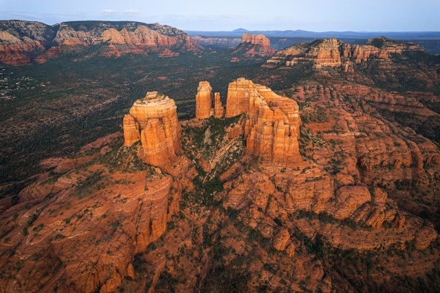 red rocks in Sedona