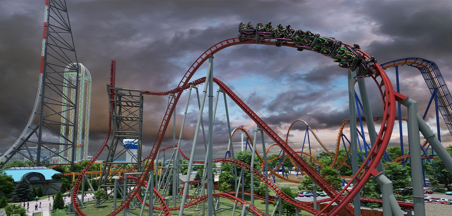 Siren's Curse new roller coaster. Cedar Point best rides. 