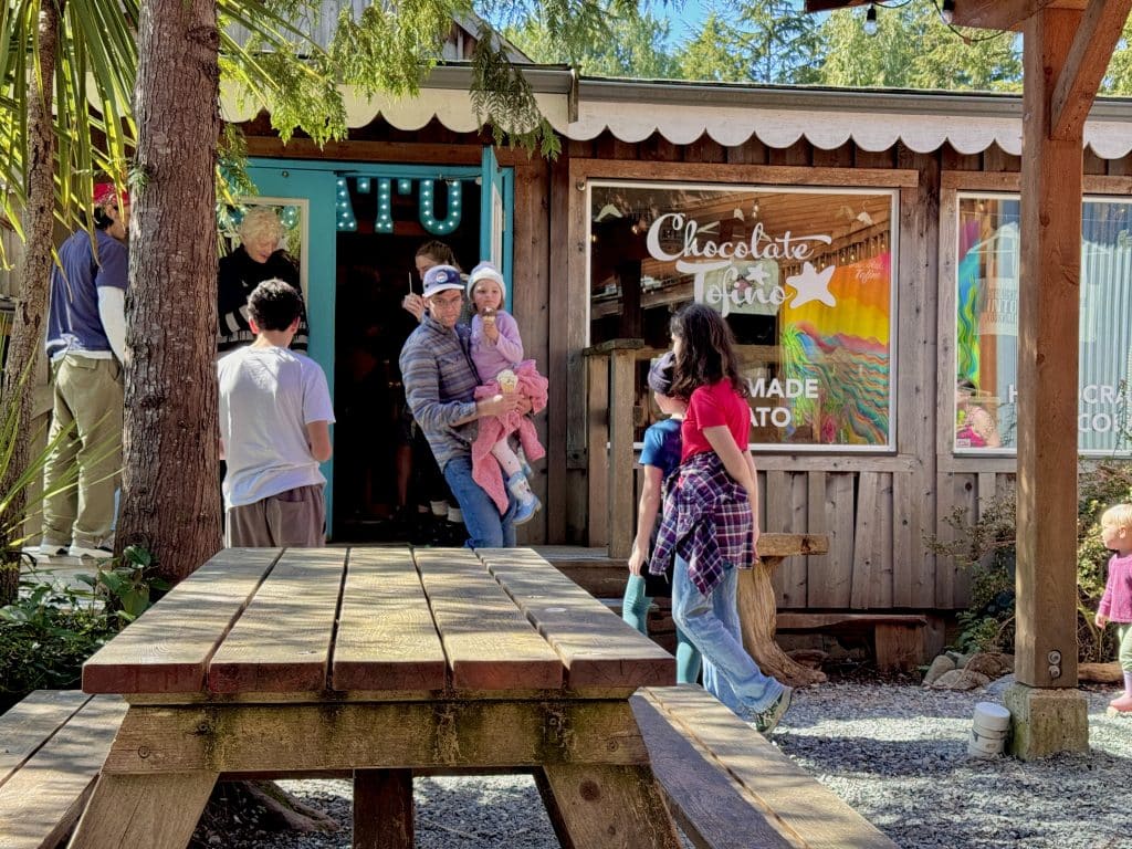 Chocolate Tofino shop in British Columbia