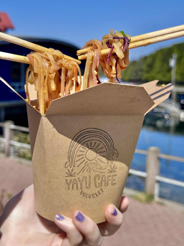 Pad Thai from Yayu restaurant in BC, Canada