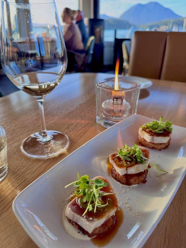 Dinner at Shelter in Tofino