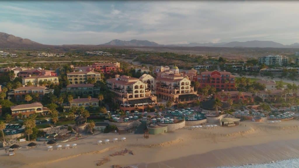 Hacienda del Mar aerial shot