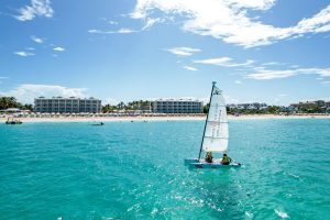 sailboat on blue ocean