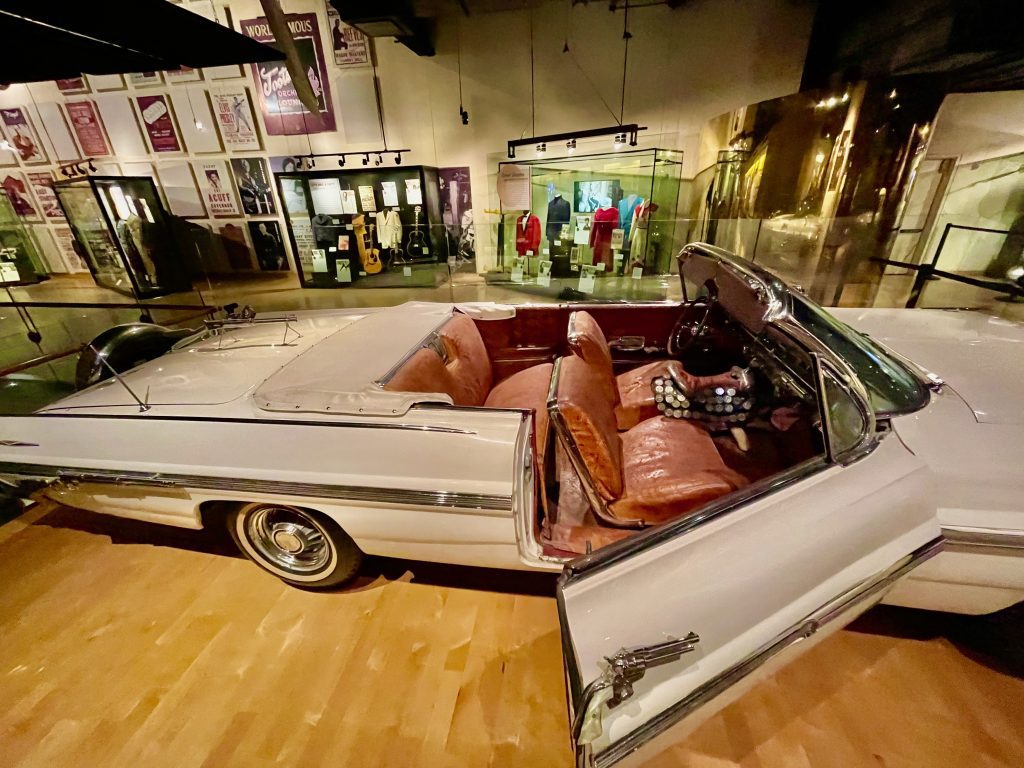 convertible car in the Country Music Hall of Fame.