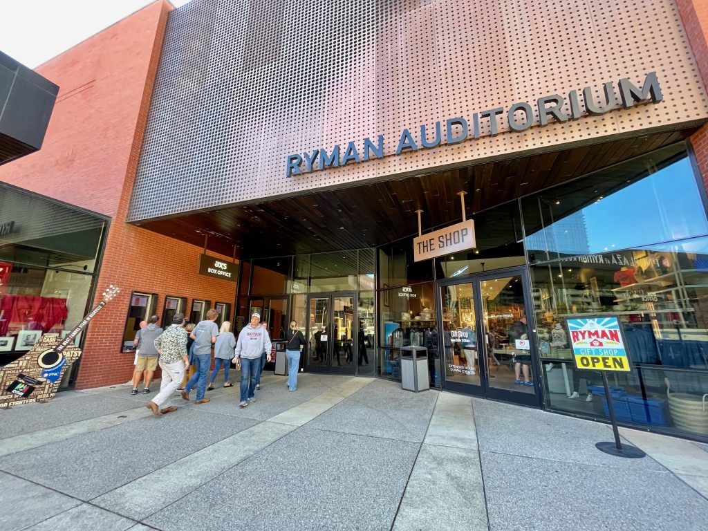 Exterior of Ryman Auditorium