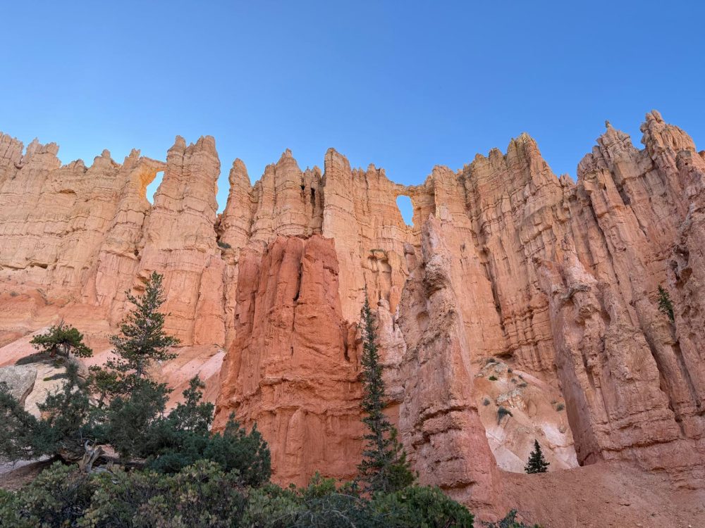 Natural windows in the rock walls. Top things to do in Bryce Canyon National Park.