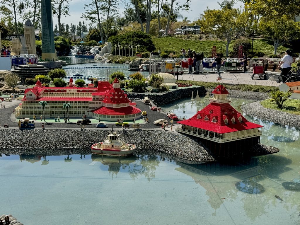 The Hotel del Coronado is a gorgeous hotel and we love this LEGO version too!
