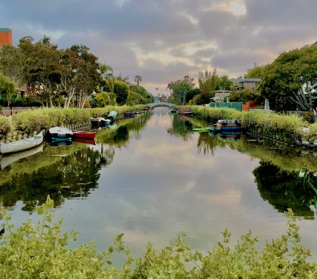 The Venice Canals, hidden away by the beach. Stay at The Erwin and they're just steps away.